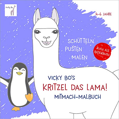 Kritzel das Lama! Mitmach-Malbuch 4-6 Jahre